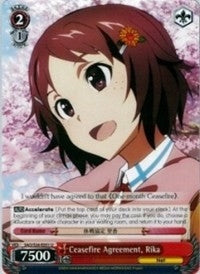 Ceasefire Agreement Rika (26051) [SAO/S26] - Weiss Schwarz Single
