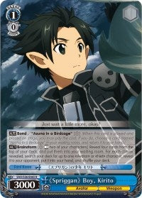 Spriggan Boy Kirito (26065) [SAO/S26] - Weiss Schwarz Single