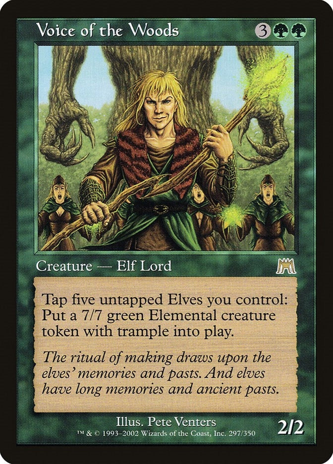 Voice of the Woods (297) [ONS] - MTG Single