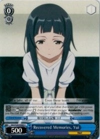 Recovered Memories Yui (26068) [SAO/S26] - Weiss Schwarz Single