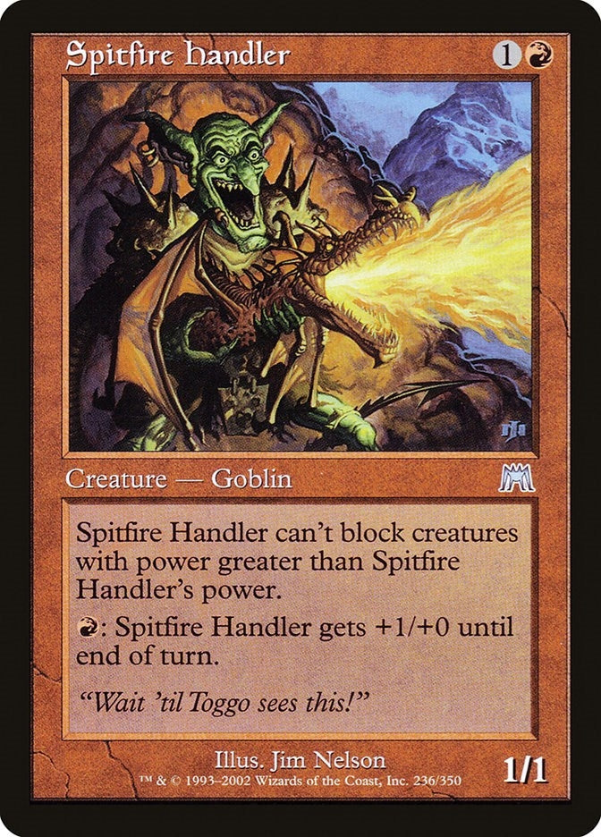 Spitfire Handler (236) [ONS] - MTG Single