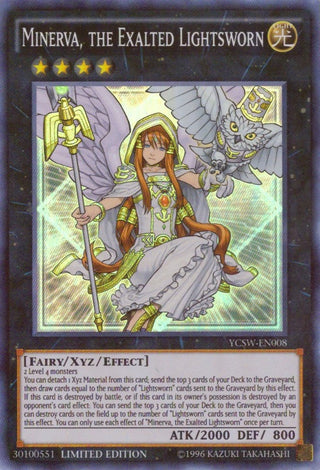 Minerva the Exalted Lightsworn (Super Rare) (8) - YuGiOh Single