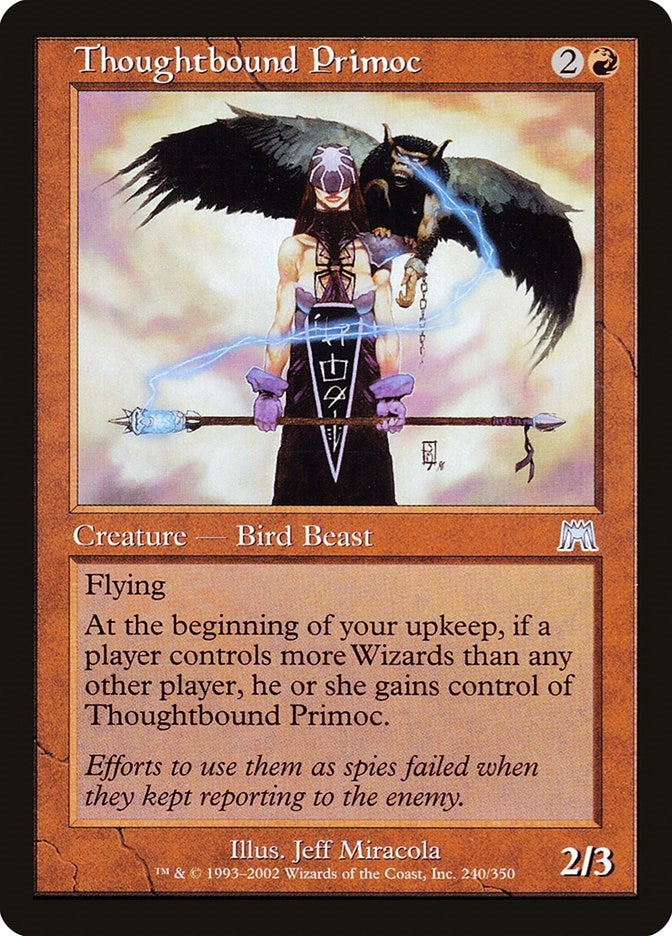 Thoughtbound Primoc (240) [ONS] - MTG Single