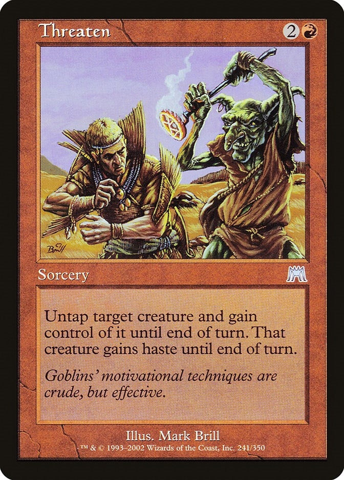 Threaten (241) [ONS] - MTG Single