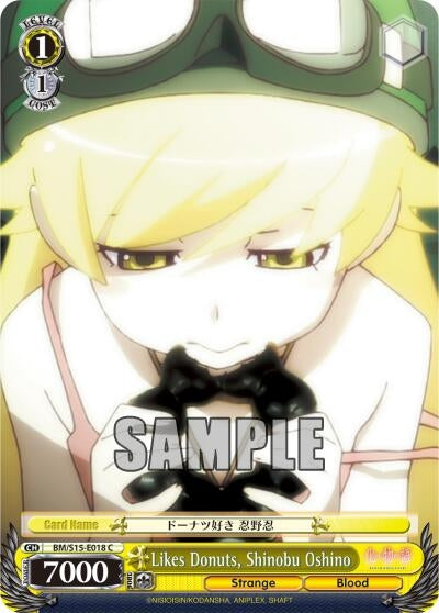 Likes Donuts Shinobu Oshino (15018) [BM/S15] - Weiss Schwarz Single