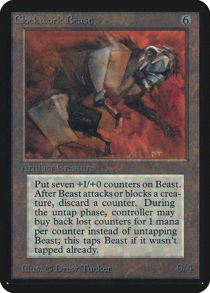 Clockwork Beast [LEA] - MTG Single