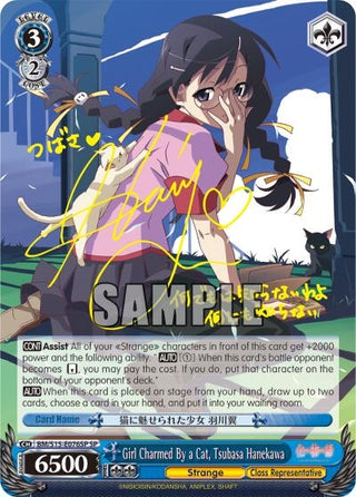 Girl Charmed By a Cat Tsubasa Hanekawa (SP) (15076) [BM/S15] - Weiss Schwarz Single