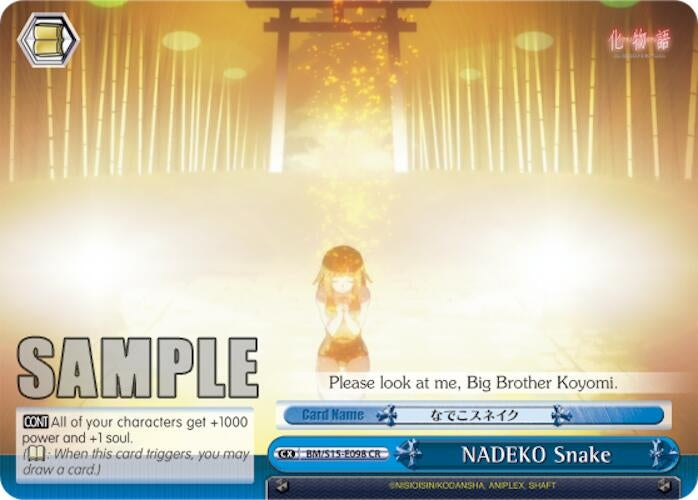 NADEKO Snake (15098) [BM/S15] - Weiss Schwarz Single