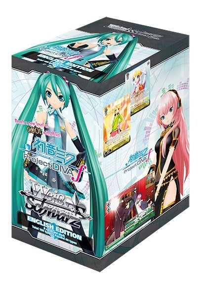 Hatsune Miku -Project DIVA- f Booster Box [PD/S22] - Weiss Schwarz Sealed