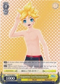 Kagamine Len’Swimshorts’ (22009) [PD/S22] - Weiss Schwarz Single