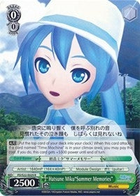 Hatsune Miku’Summer Memories’ (22029) [PD/S22] - Weiss Schwarz Single
