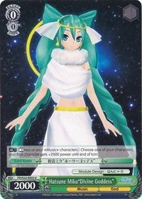 Hatsune Miku’Divine Goddess’ (22033) [PD/S22] - Weiss Schwarz Single