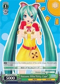 Hatsune Miku’Kitty Cape’ (22035) [PD/S22] - Weiss Schwarz Single