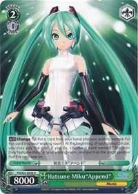 Hatsune Miku’Append’ (22038) [PD/S22] - Weiss Schwarz Single