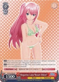 Megurine Luka’Resort Bikini’ (22053) [PD/S22] - Weiss Schwarz Single