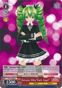 Hatsune Miku’Dark Angel’ (22067) [PD/S22] - Weiss Schwarz Single