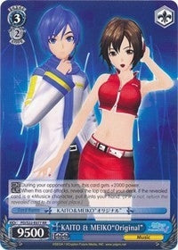 KAITO & MEIKO’Original’ (22077) [PD/S22] - Weiss Schwarz Single