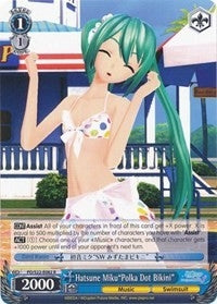 Hatsune Miku’Polka Dot Bikini’ (22082) [PD/S22] - Weiss Schwarz Single