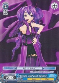 Hatsune Miku’Violet Butterfly’ (22094) [PD/S22] - Weiss Schwarz Single