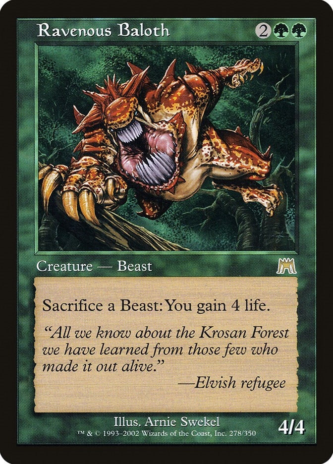Ravenous Baloth (278) [ONS] - MTG Single