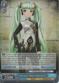 Hatsune Miku’Agitation’ (SR) (22080) [PD/S22] - Weiss Schwarz Single