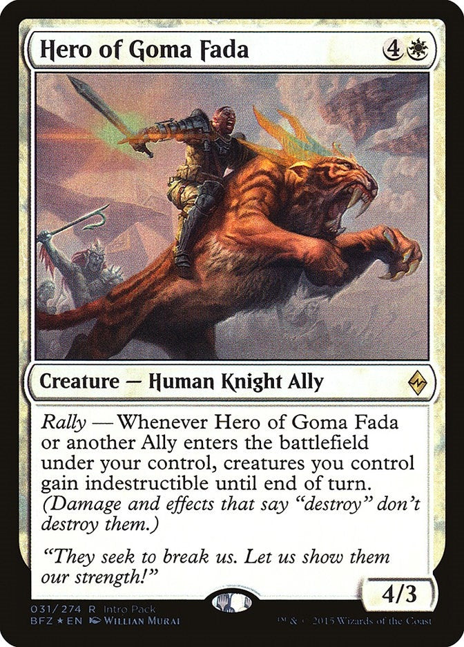 Hero of Goma Fada (31) [UMP] - MTG Single