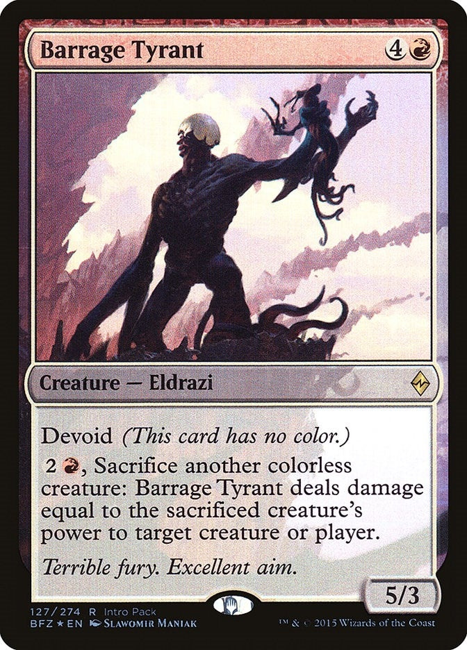 Barrage Tyrant (127) [UMP] - MTG Single