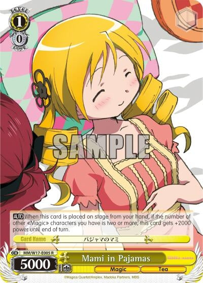 Mami in Pajamas (17005) [MM/W17] - Weiss Schwarz Single