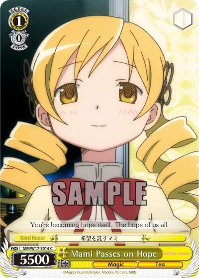 Mami Passes on Hope (17014) [MM/W17] - Weiss Schwarz Single