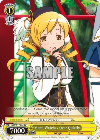 Mami Watches Over Quietly (17015) [MM/W17] - Weiss Schwarz Single