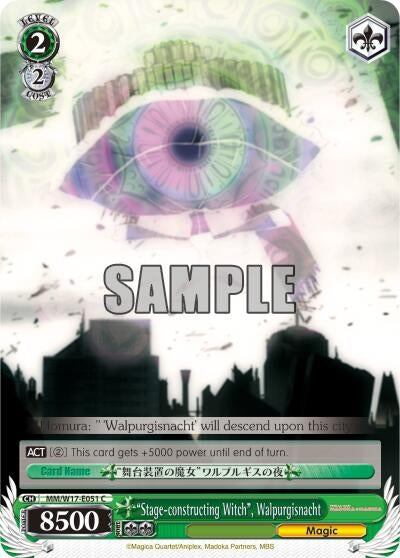 ’Stage-constructing Witch’ Walpurgisnacht (17051) [MM/W17] - Weiss Schwarz Single