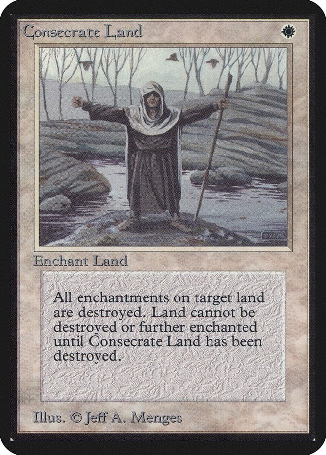 Consecrate Land [LEA] - MTG Single