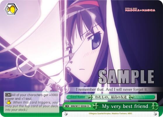 My very best friend (17058) [MM/W17] - Weiss Schwarz Single