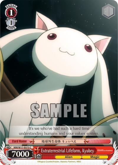 Extraterrestrial Lifeform Kyubey (17075) [MM/W17] - Weiss Schwarz Single