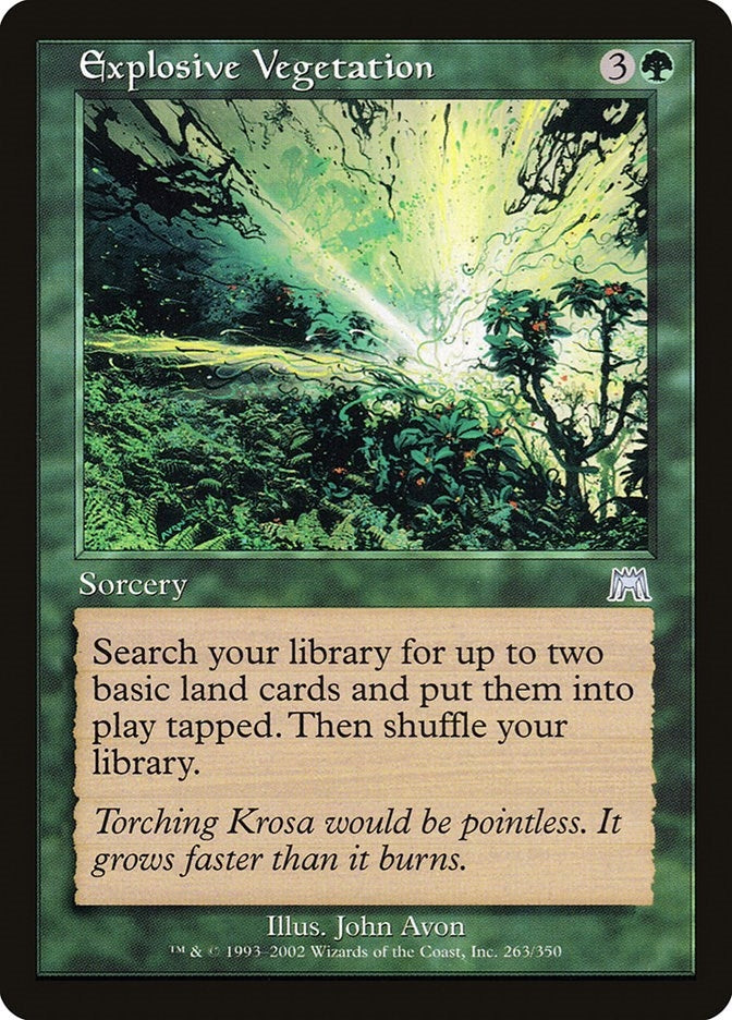 Explosive Vegetation (263) [ONS] - MTG Single