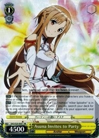 Asuna Invites to Party (20001) [SAO/S20] - Weiss Schwarz Single
