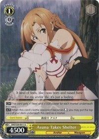 Asuna Takes Shelter (20011) [SAO/S20] - Weiss Schwarz Single