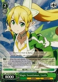 Magic Swordsman Leafa (20026) [SAO/S20] - Weiss Schwarz Single