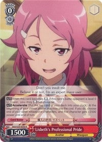 Lisbeth’s Professional Pride (20050) [SAO/S20] - Weiss Schwarz Single
