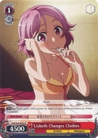 Lisbeth Changes Clothes (20052) [SAO/S20] - Weiss Schwarz Single