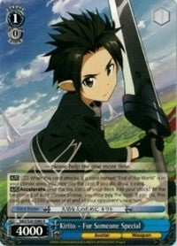Kirito - For Someone Special (20080) [SAO/S20] - Weiss Schwarz Single