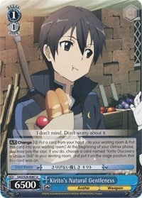 Kirito’s Natural Gentleness (20087) [SAO/S20] - Weiss Schwarz Single