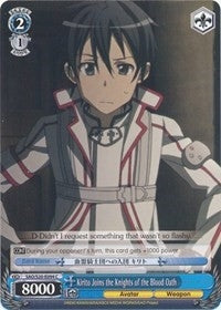 Kirito Joins the Knights of the Blood Oath (20094) [SAO/S20] - Weiss Schwarz Single