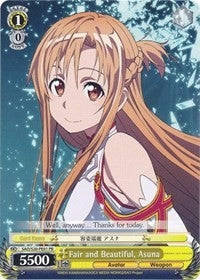 Fair and Beautiful Asuna (2001) [SAO/S20] - Weiss Schwarz Single