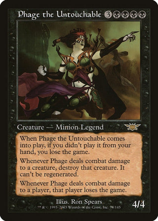 Phage the Untouchable (78) [LGN] - MTG Single