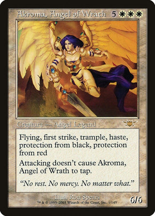 Akroma Angel of Wrath (1) [LGN] - MTG Single