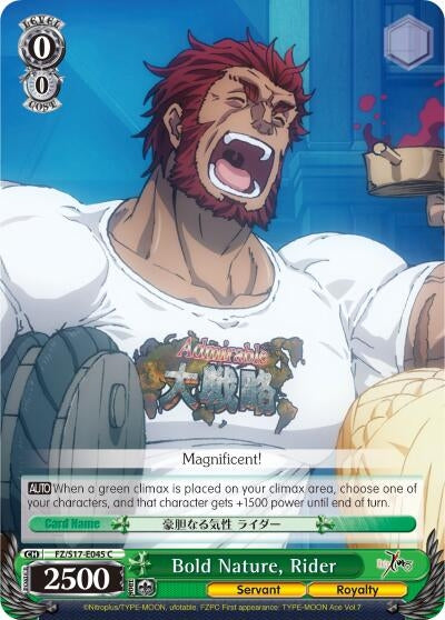 Bold Nature Rider (17045) [FZ/S17] - Weiss Schwarz Single