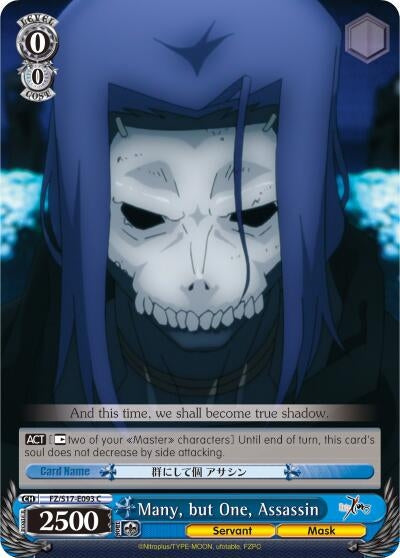 Many but One Assassin (17093) [FZ/S17] - Weiss Schwarz Single
