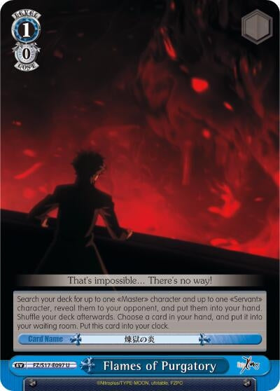 Flames of Purgatory (17097) [FZ/S17] - Weiss Schwarz Single