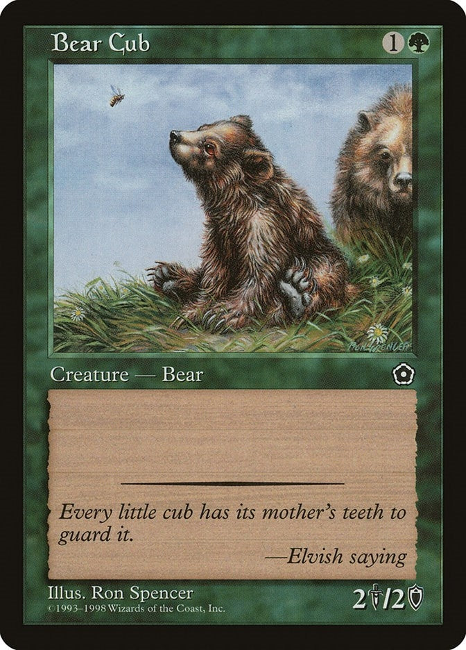 Bear Cub [P02] - MTG Single